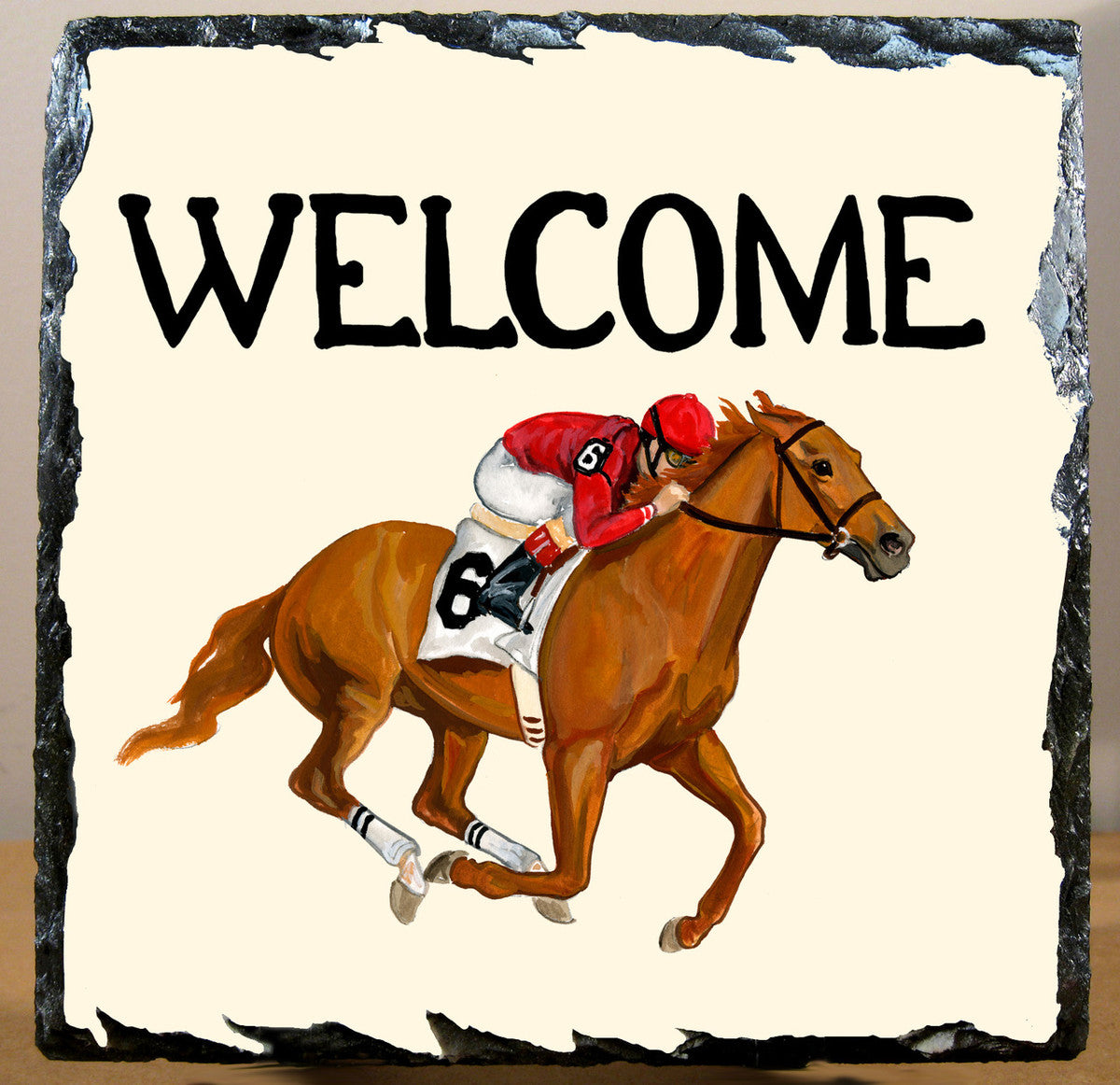 Race Horse Slate Signs