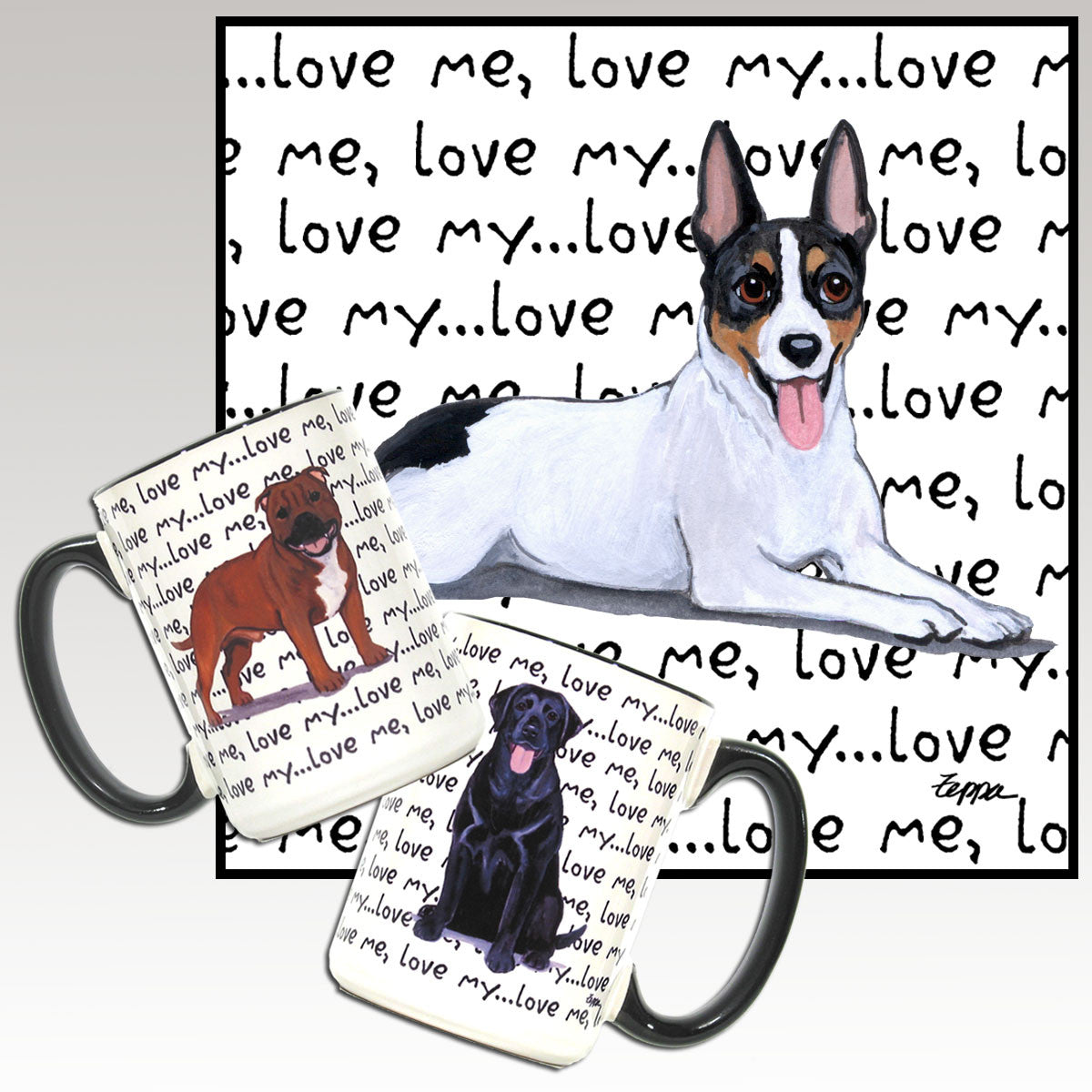 Rat Terrier Love Me Mug