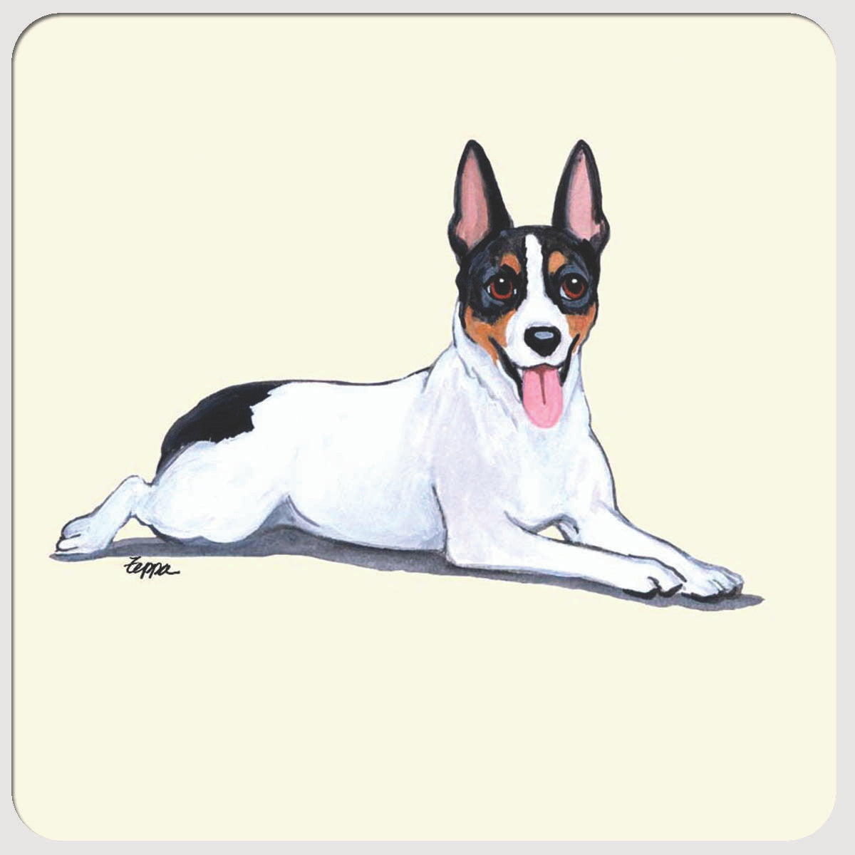 Rat Terrier Beverage Coaster