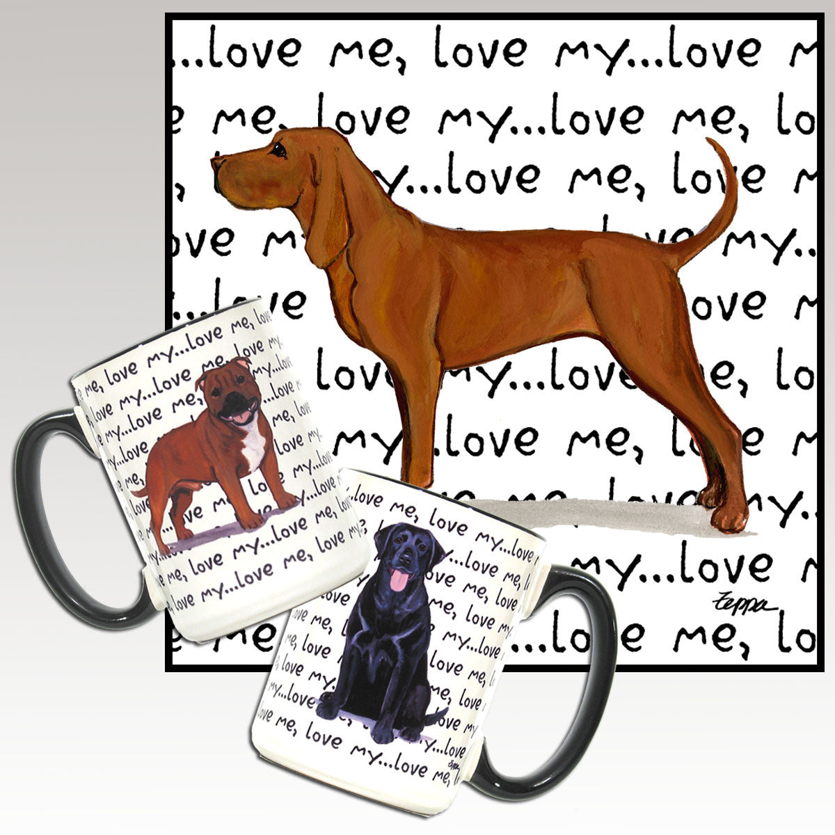 Redbone Coonhound Love Me Mug