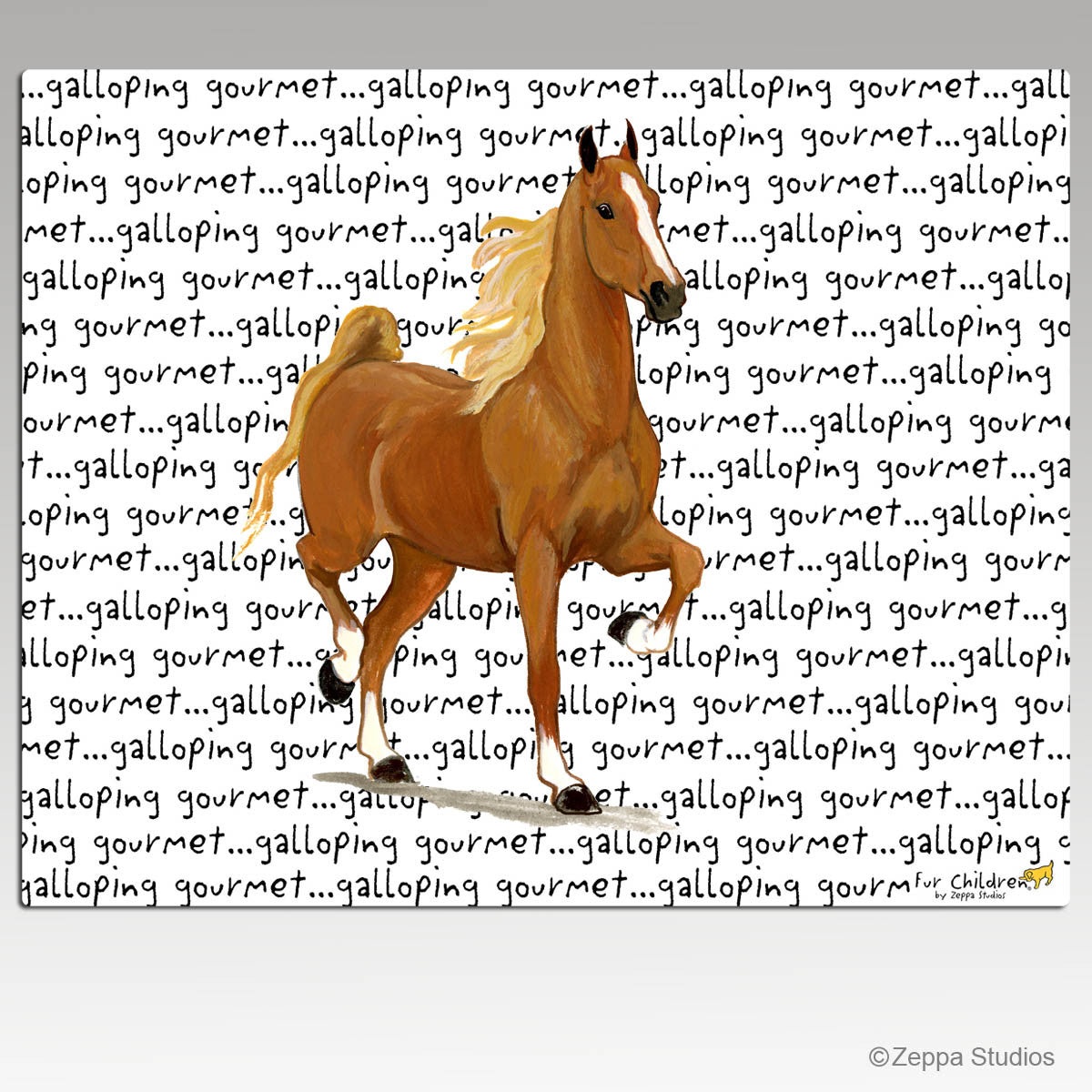 Saddlebred Horse Cutting Board