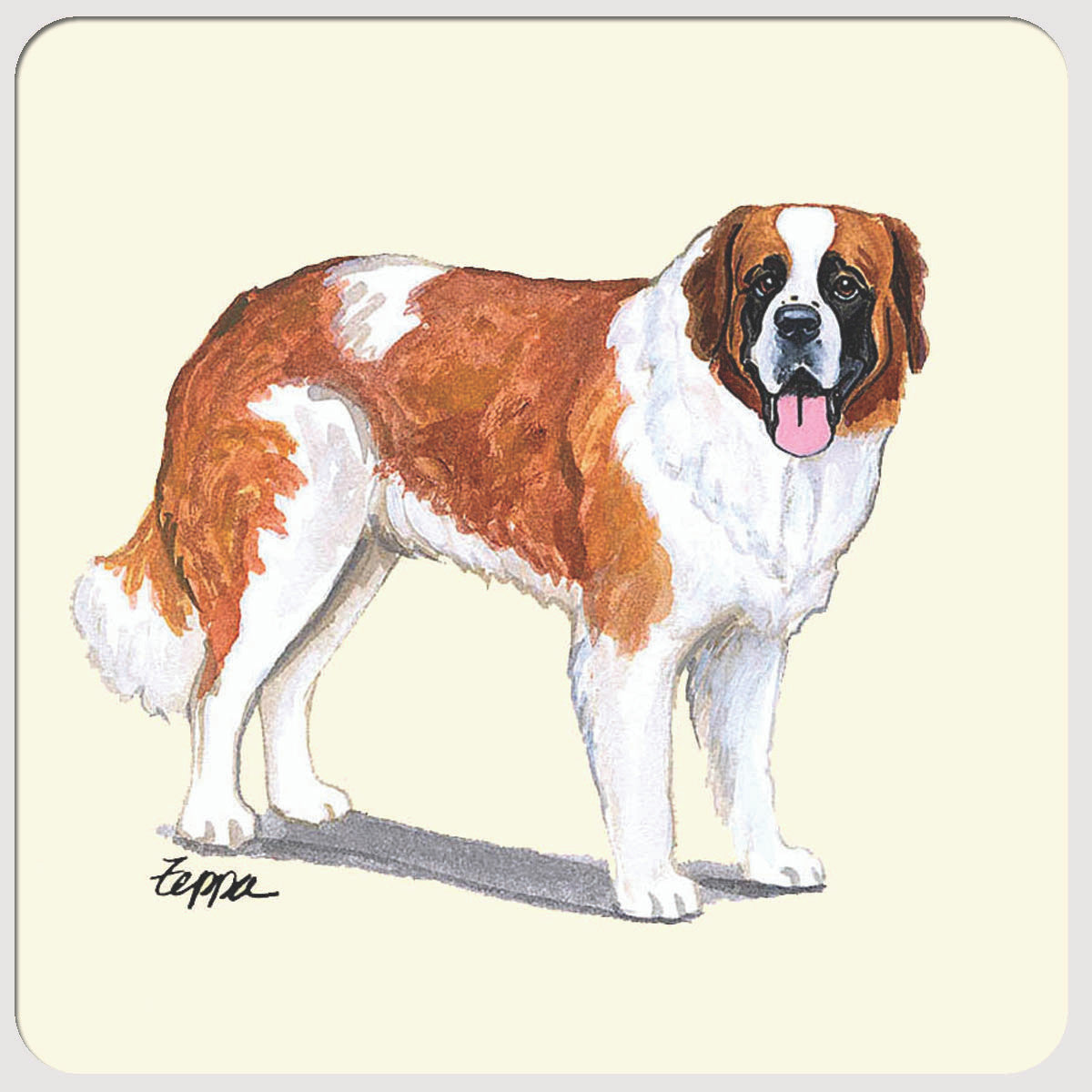 Saint Bernard Beverage Coasters