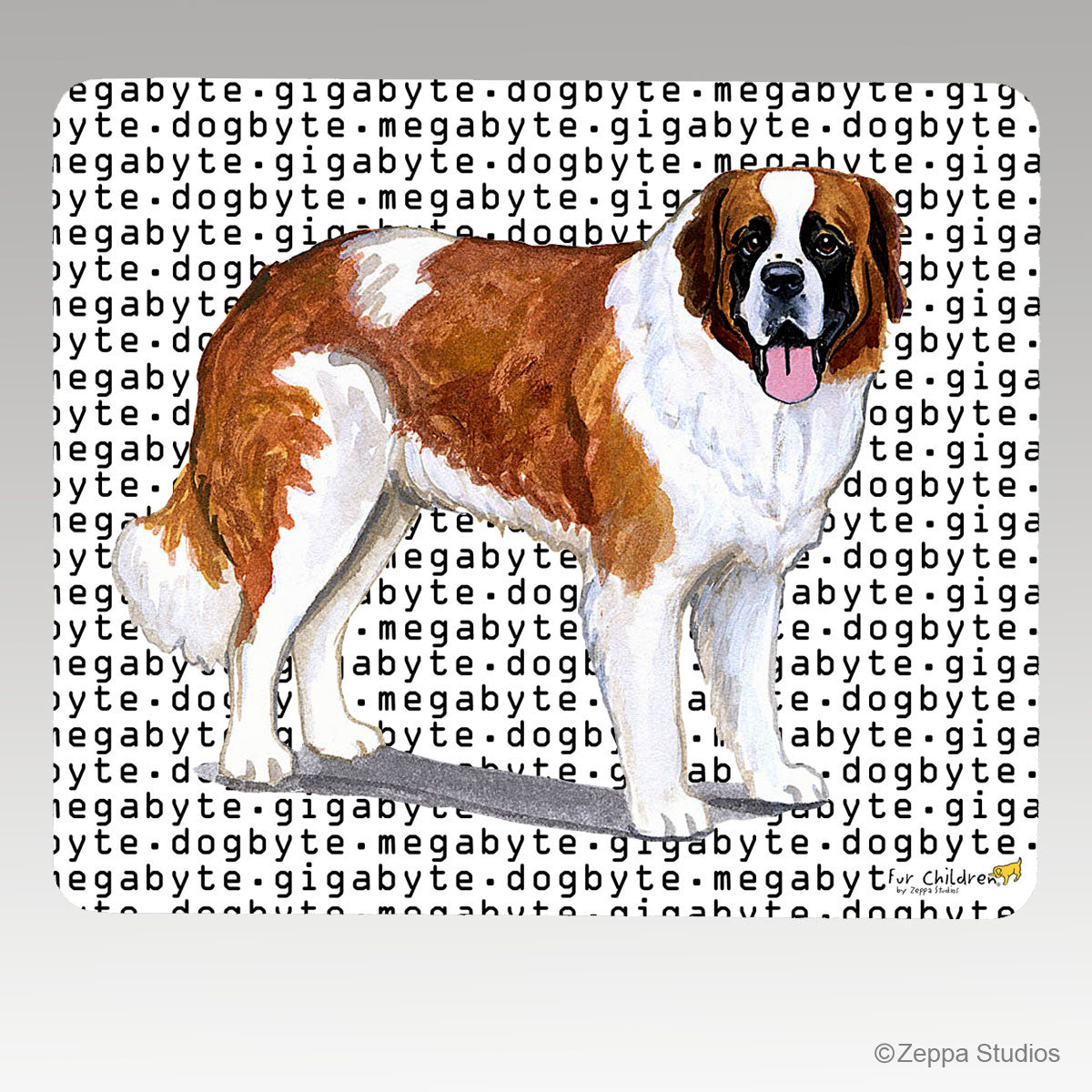 Saint Bernard Megabyte Mouse Pad - Rectangle