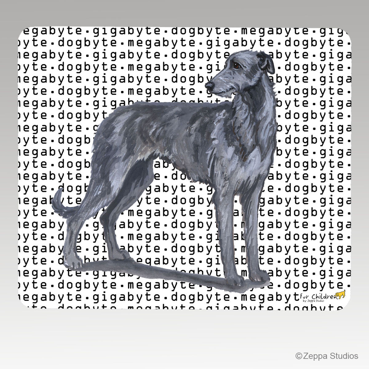 Deerhound Megabyte Mouse Pad