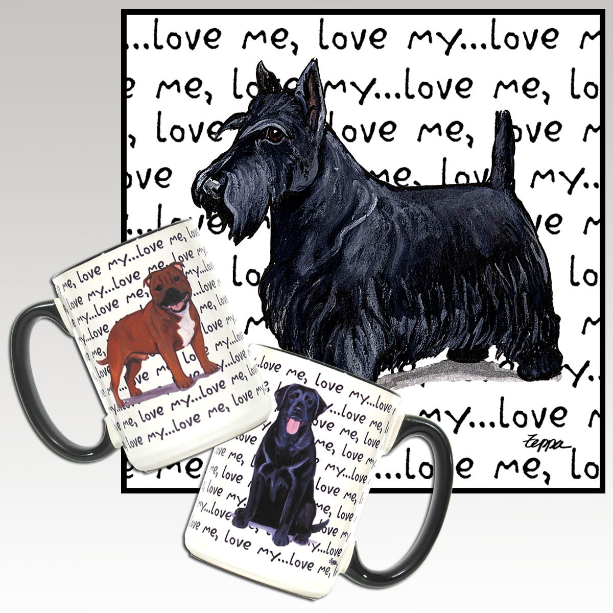 Scottish Terrier Love Me Mug