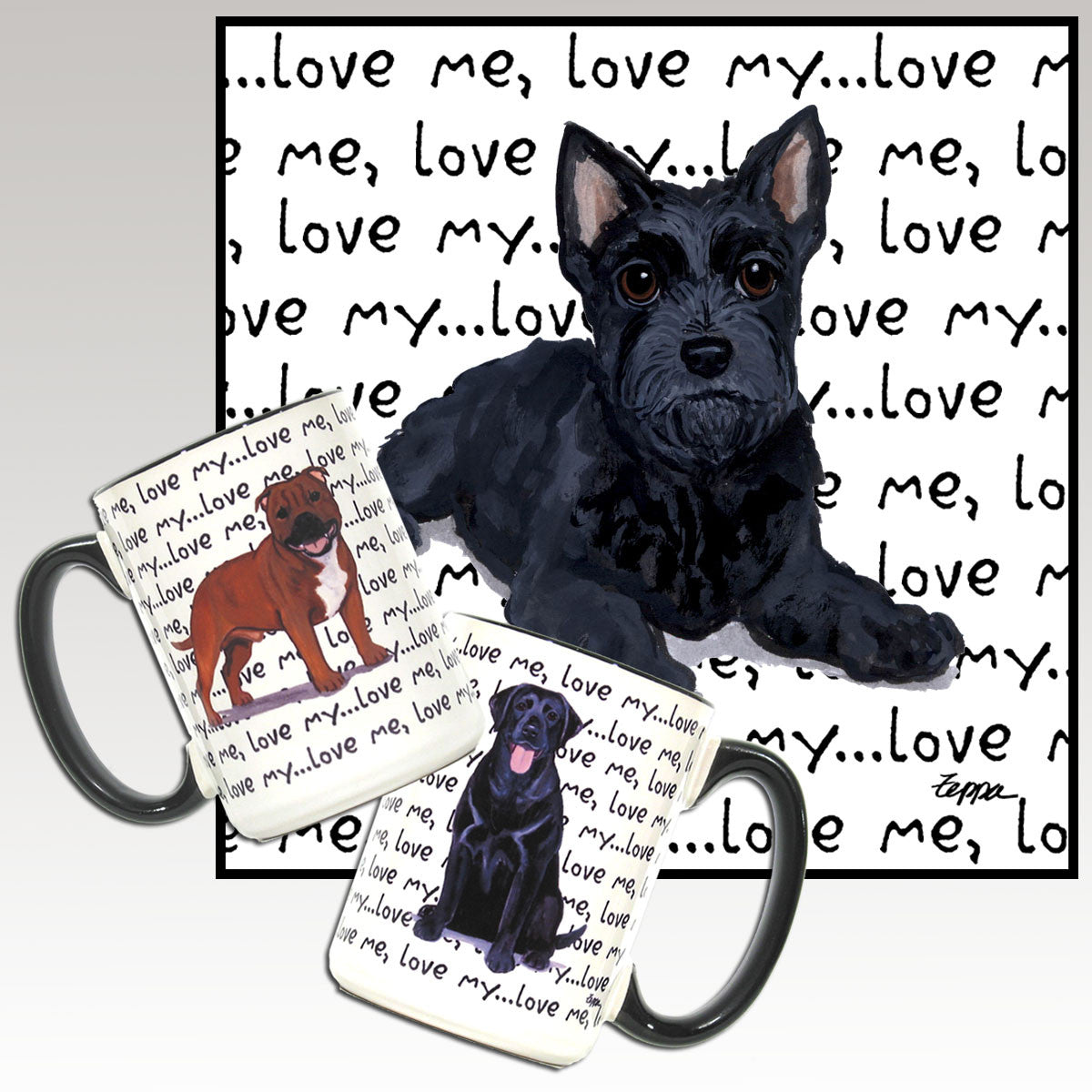 Scottish Terrier Puppy Cuttting Board