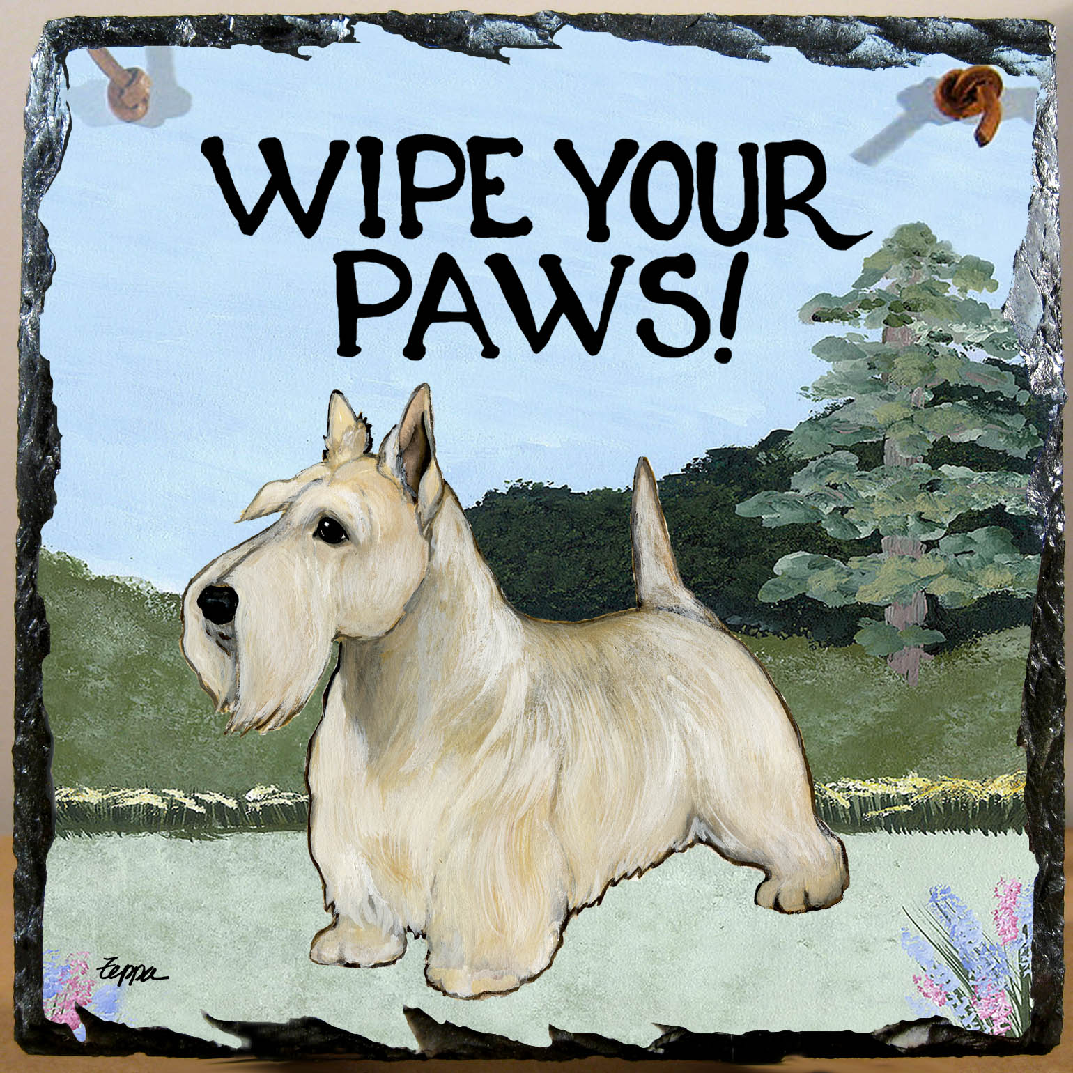 Scottish Terrier Slate Signs