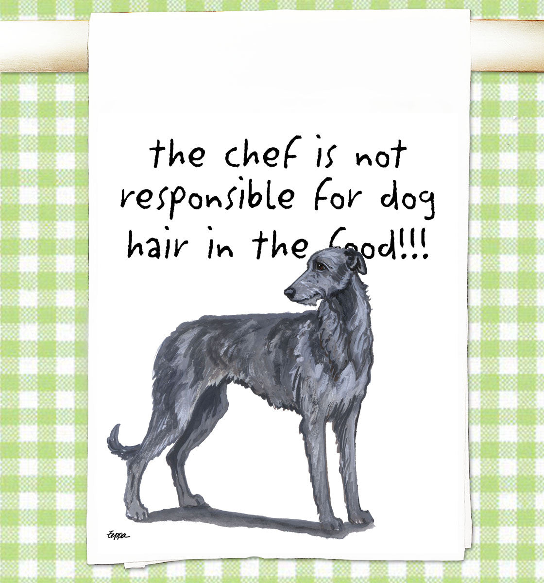 Scottish Deerhound Flour Sack Kitchen Towel