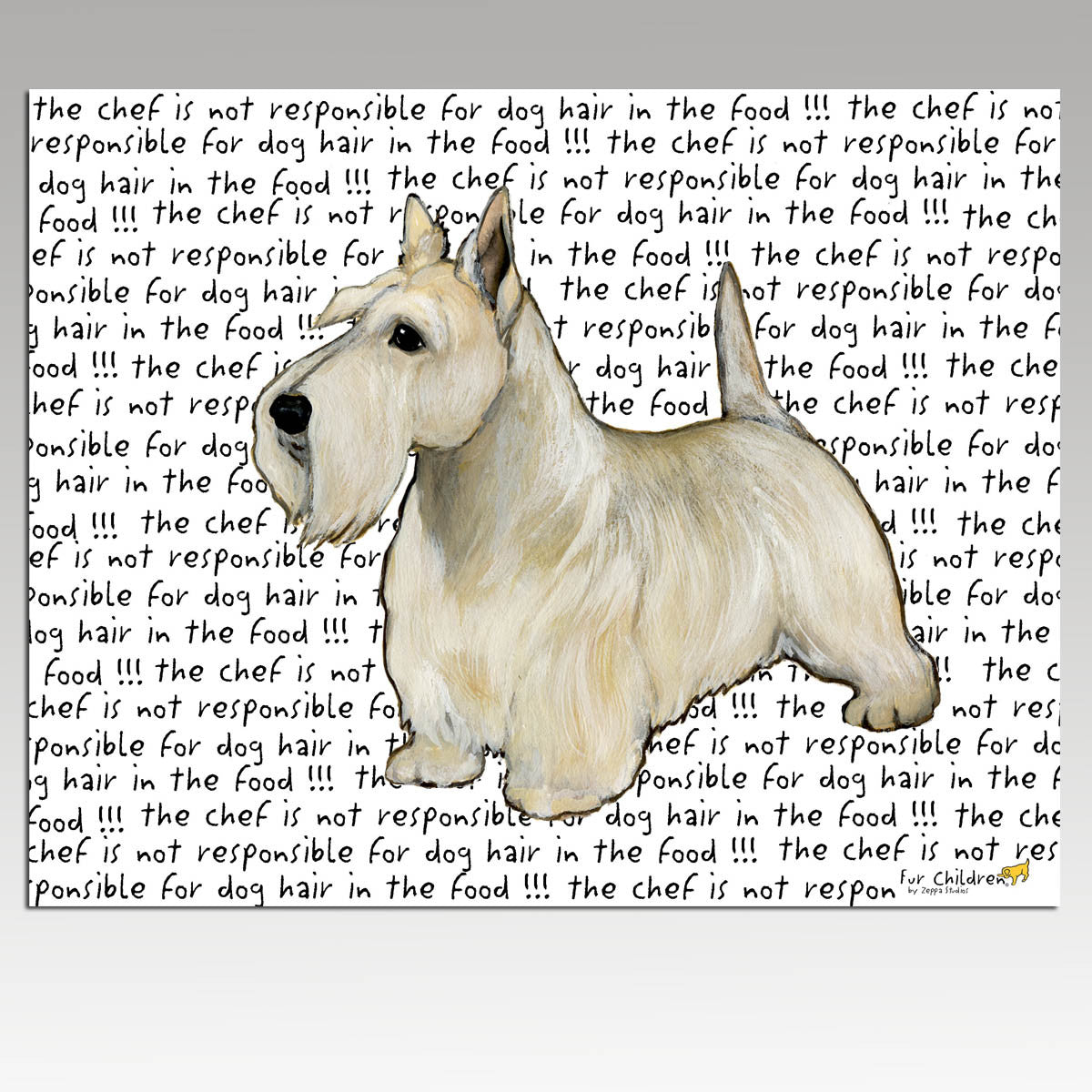 Wheaten Scottish Terrier Cutting Board