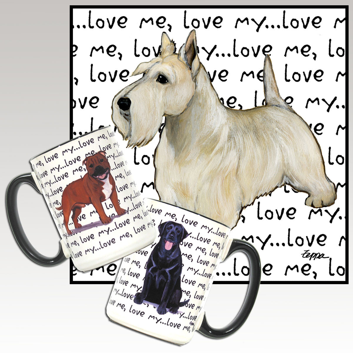Wheaten Scottie Love Me Mug