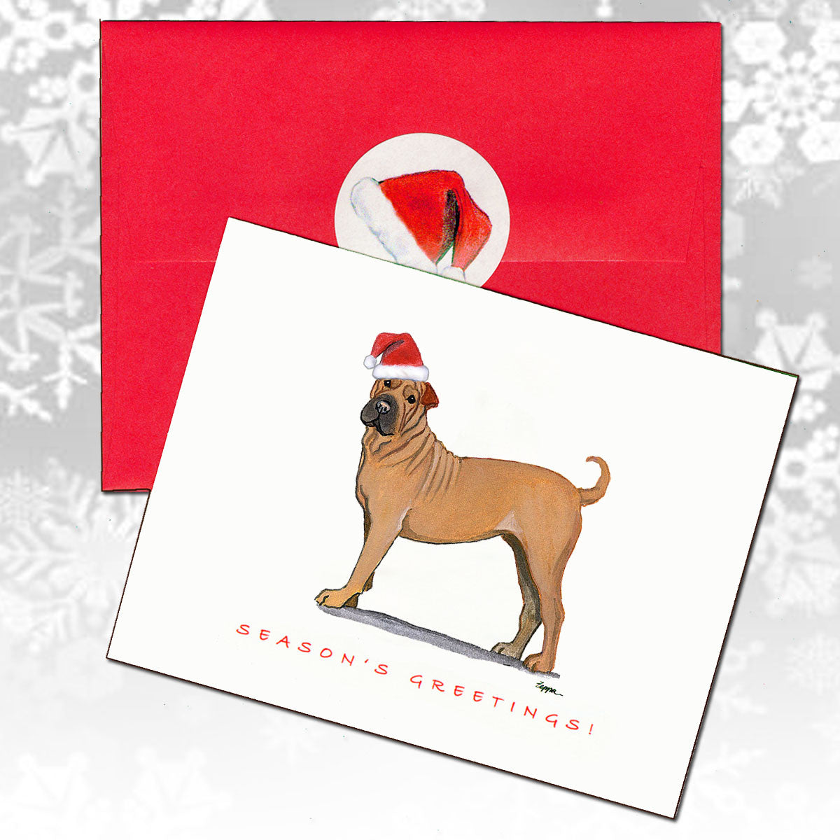 Sharpei Christmas Cards