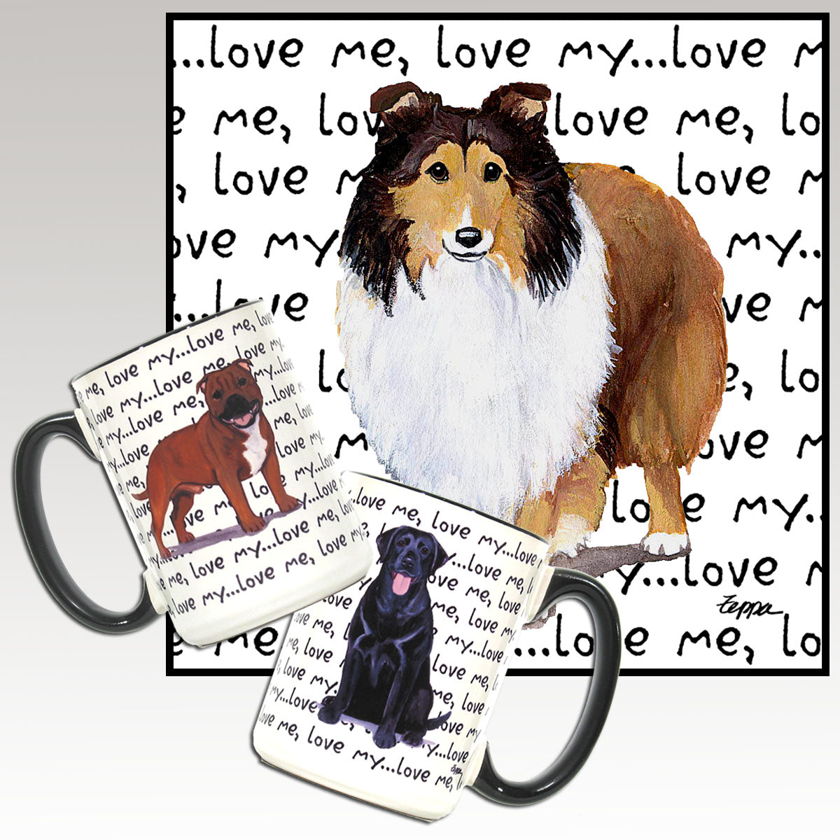Shetland Sheepdog Love Me Mug
