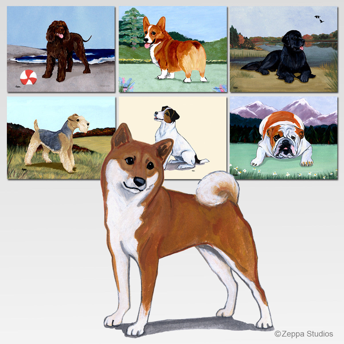 Shiba Inu Cutting Board