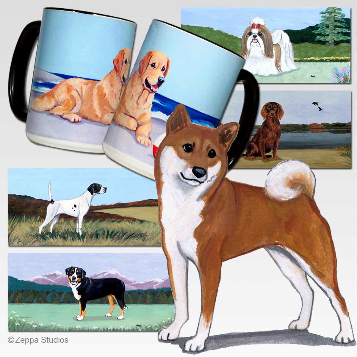 Shiba Inu Cutting Board