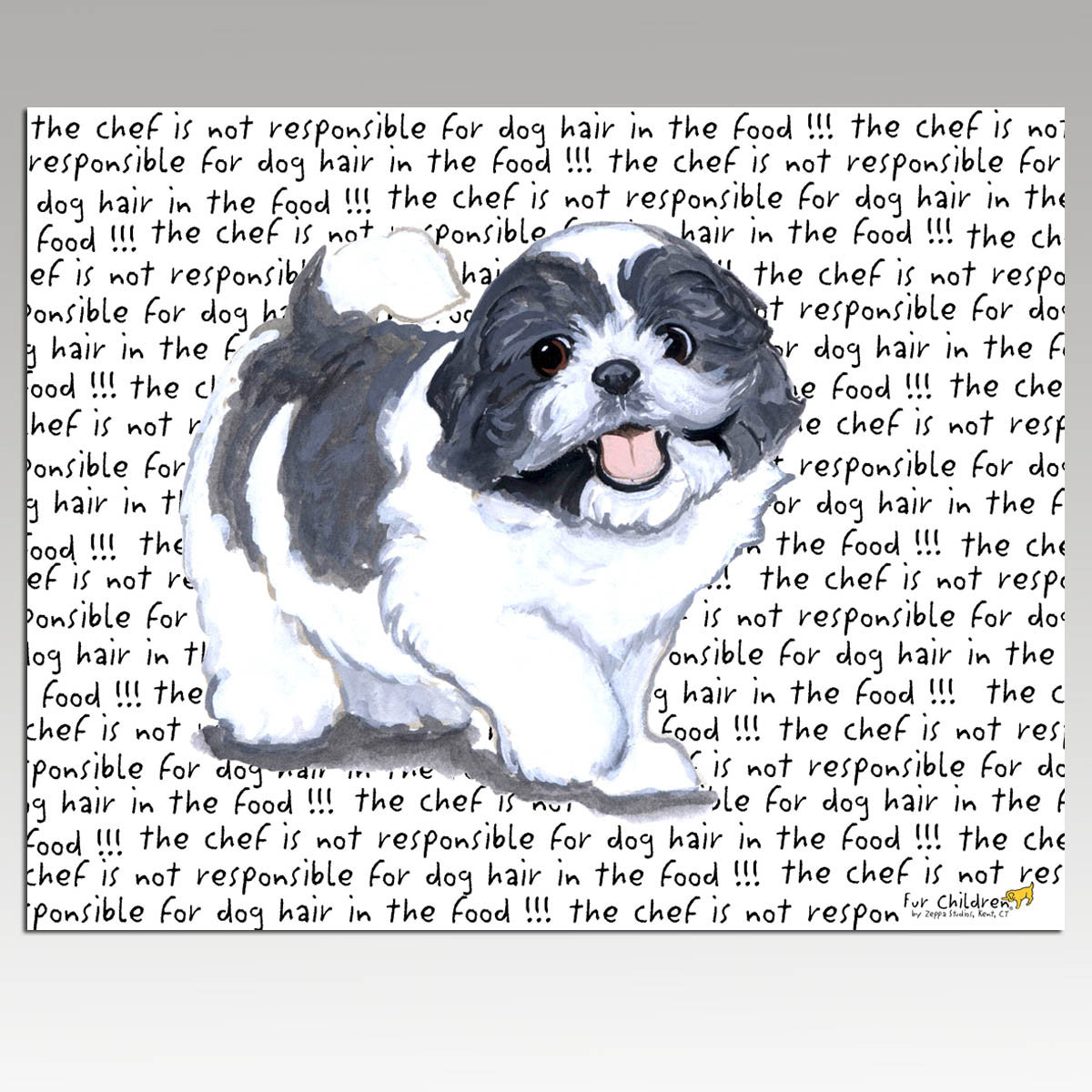 Shih Tzu Puppy Cutting Board