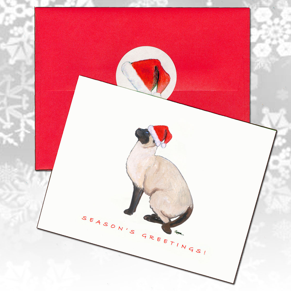 Siamese Cat Christmas Cards