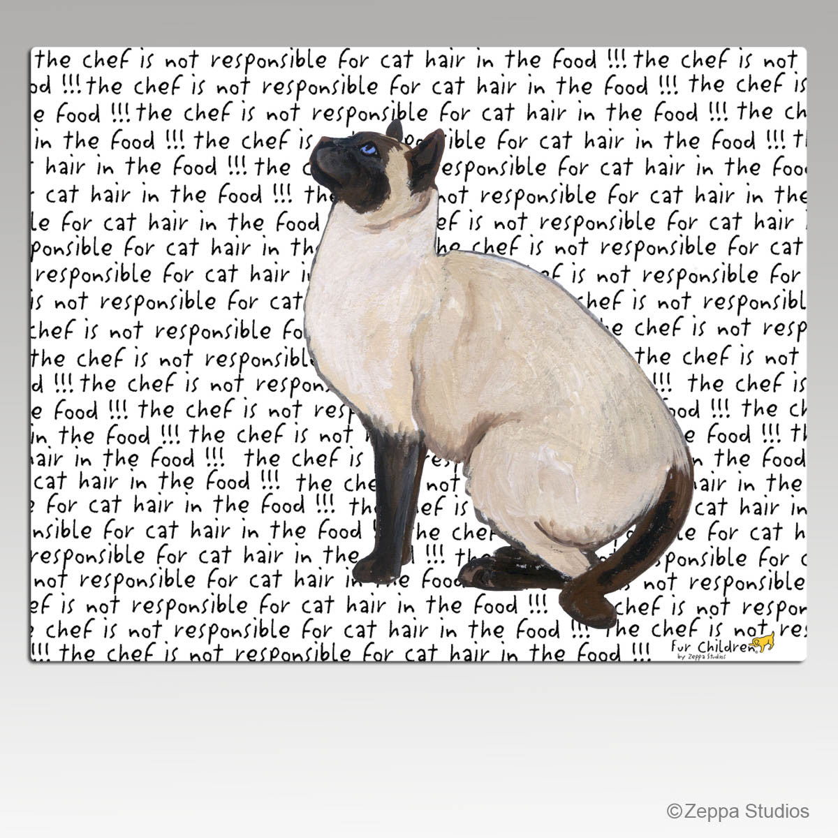 Siamese Cat Cutting Board