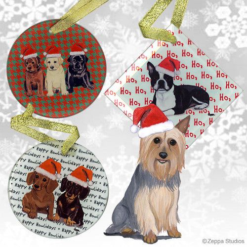 Silky Terrier Christmas Ornaments