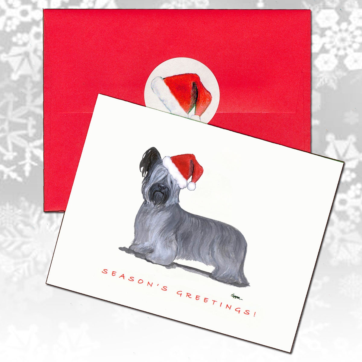 Skye Terrier Christmas Cards