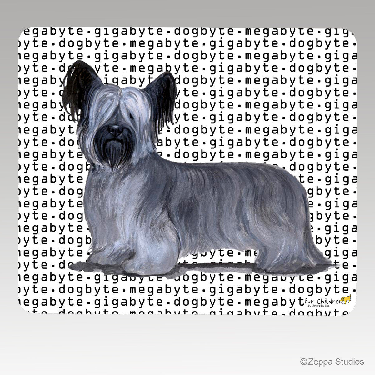 Skye Terrier Megabyte Mouse Pad - Rectangle