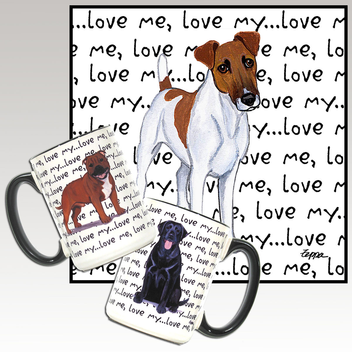 Smooth Fox Terrier Love Me Mug
