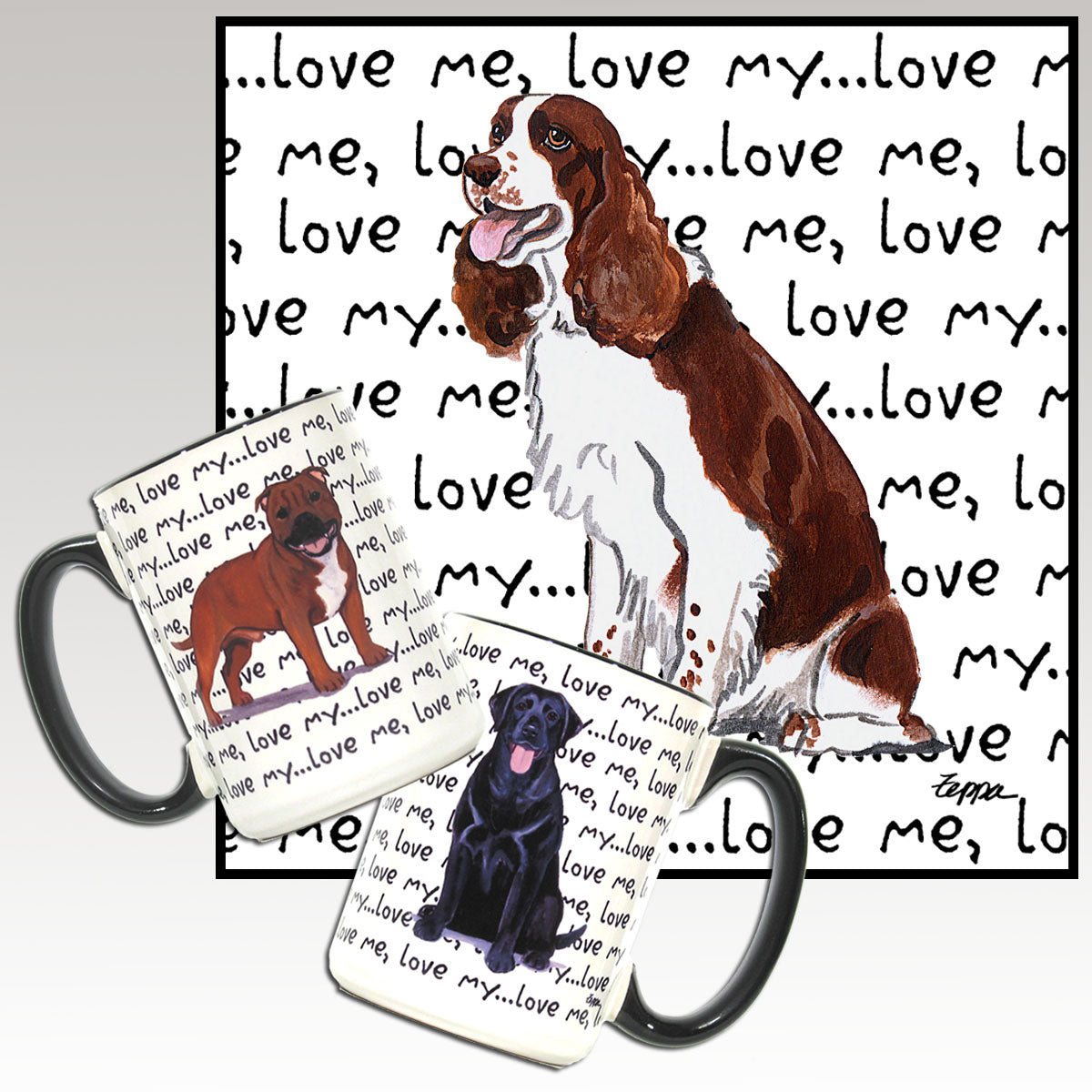 Springer Spaniel Love Me Mug