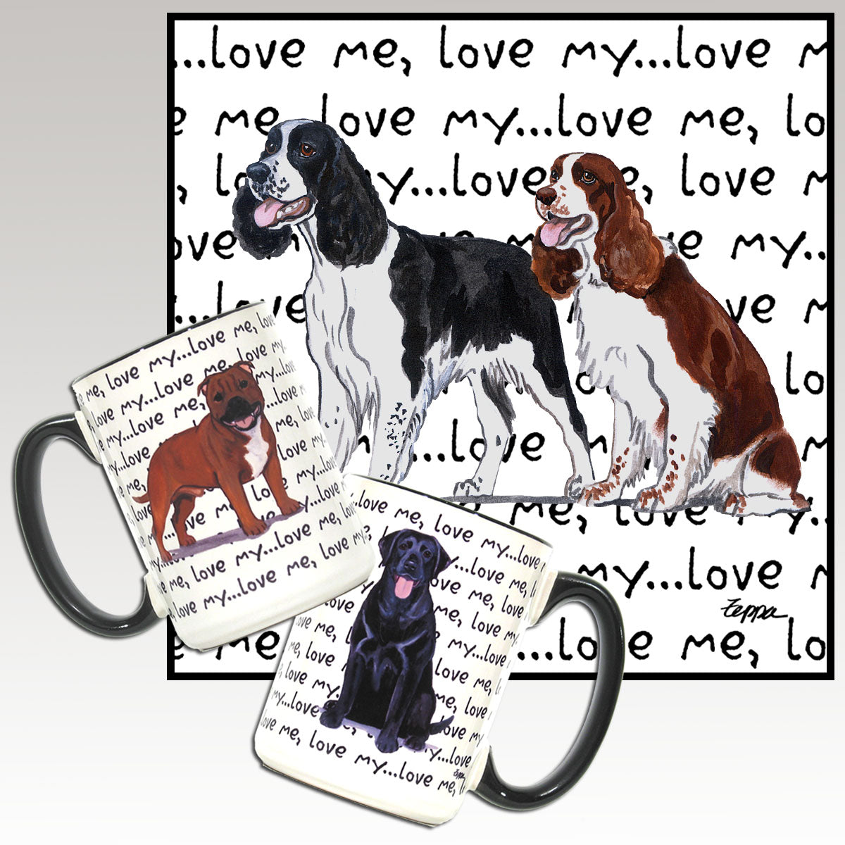 Springer Spaniel Love Me Mug