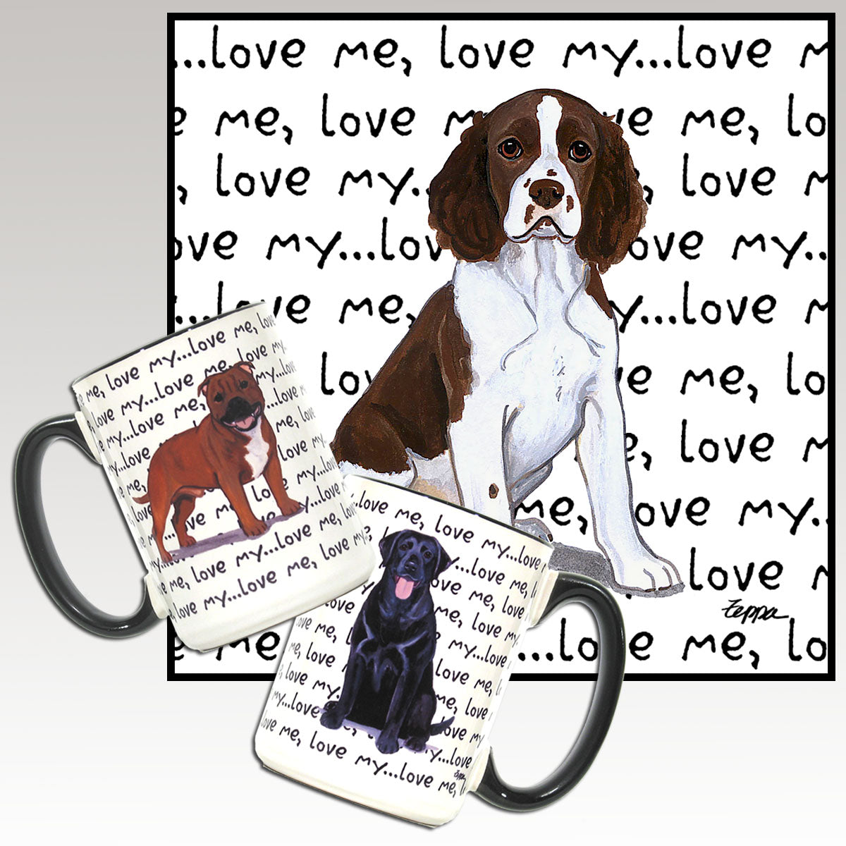 Springer Spaniel Love Me Mug