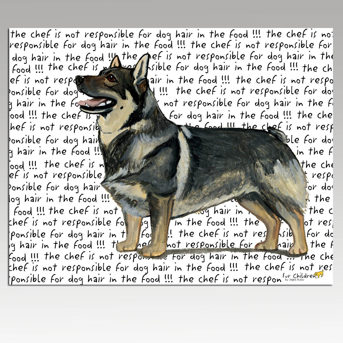 Swdedish Valhund Message Cutting Board - Rectangle