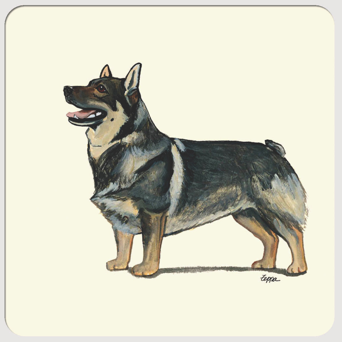 Swedish Valhund Beverage Coasters
