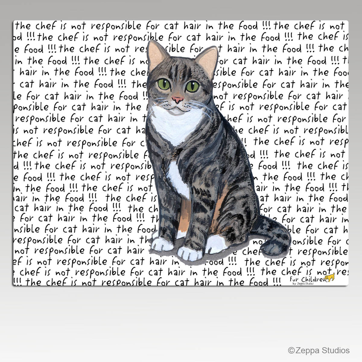 Tabby Cat Cutting Board