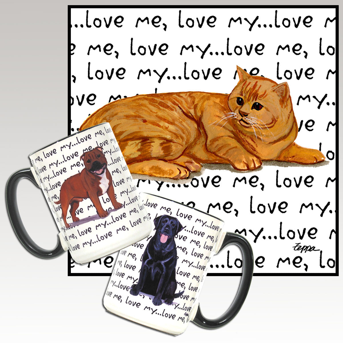 Red Tabby Love Me Mug