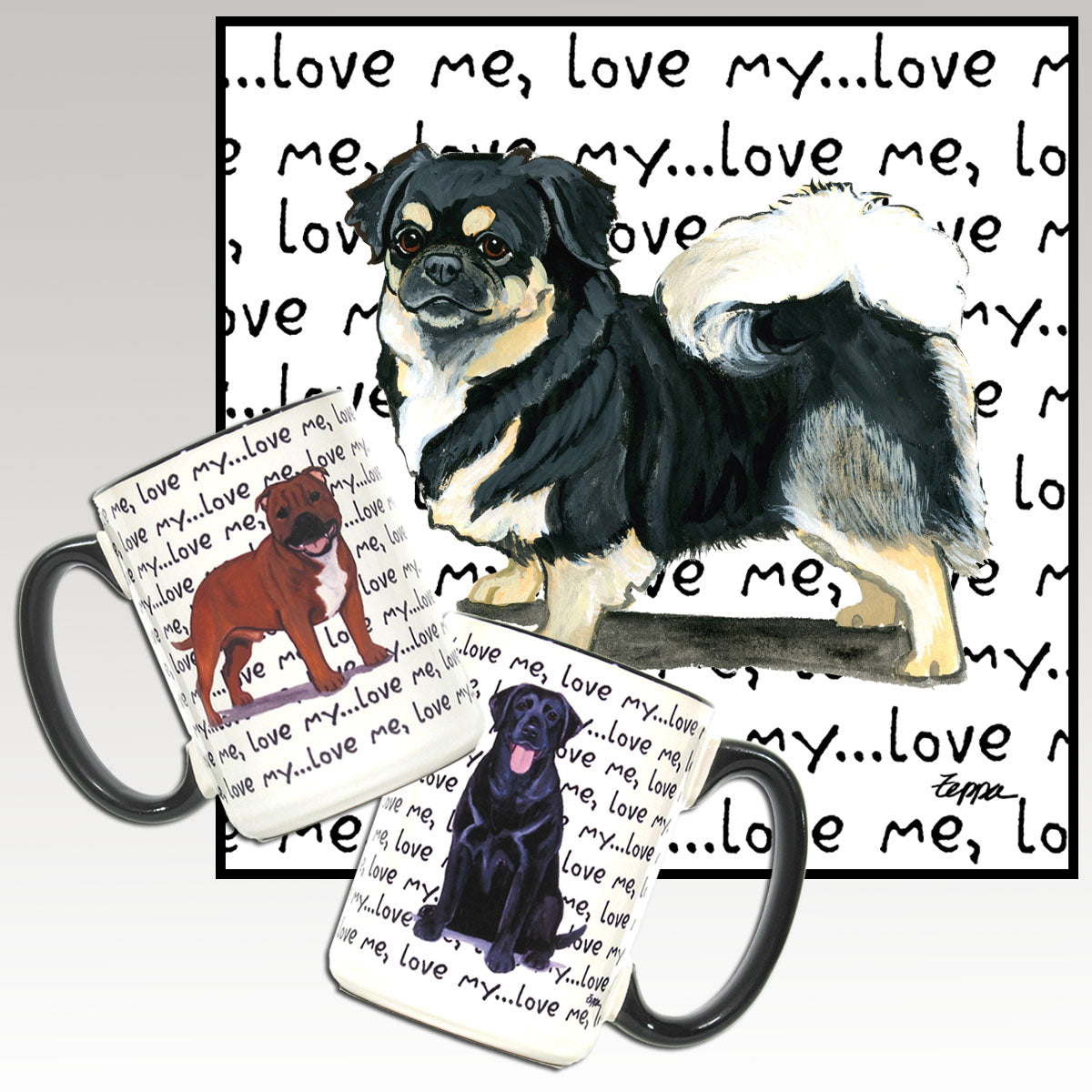 Tibetan Spaniel Love Me Mug