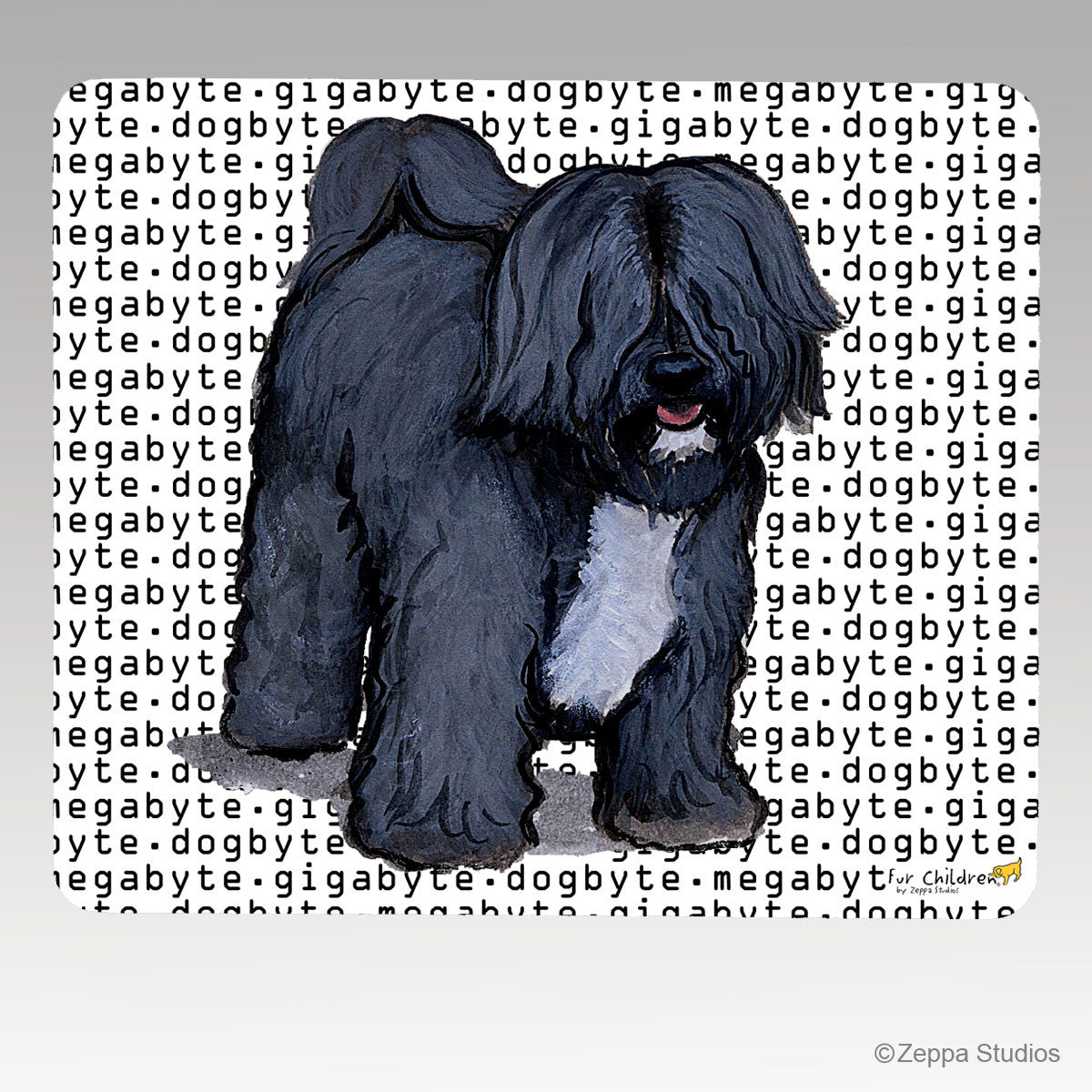 Tibetan Terrier Megabyte Mouse Pad - Rectangle
