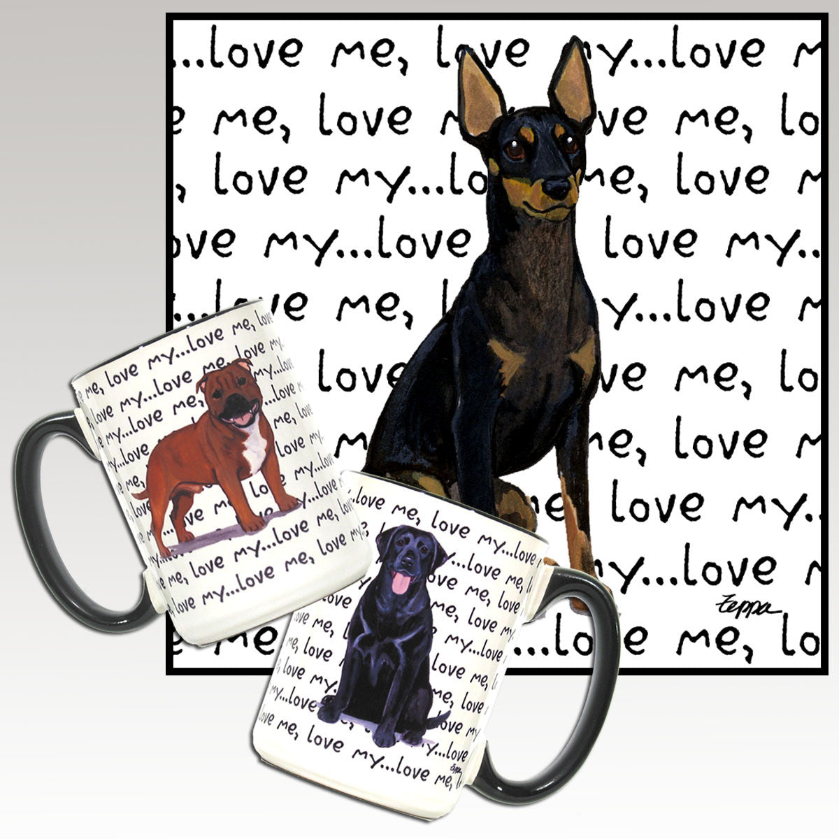 Toy Manchester Terrier Love Me Mug