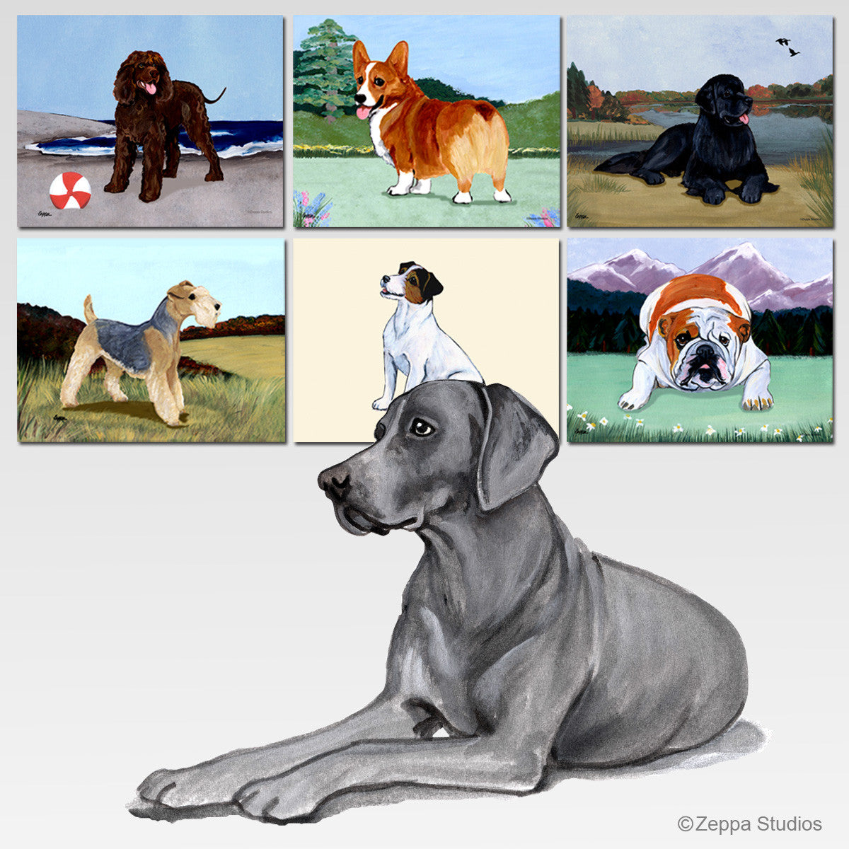 Weimaraner Cutting Board