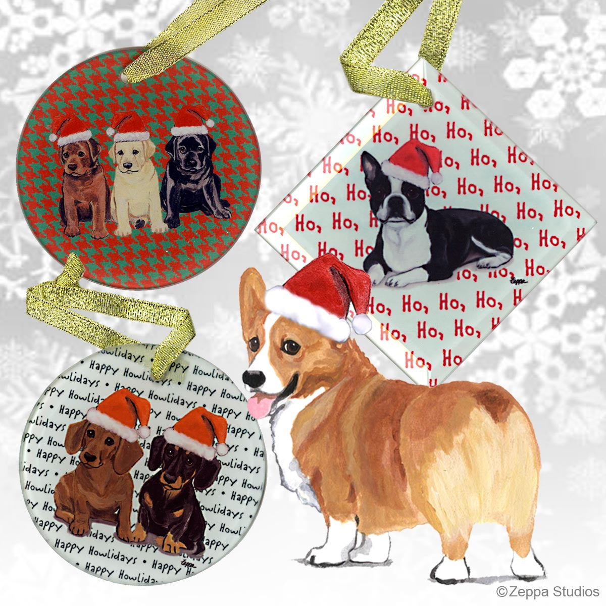 Pembroke Welsh Corgi Christmas Ornament