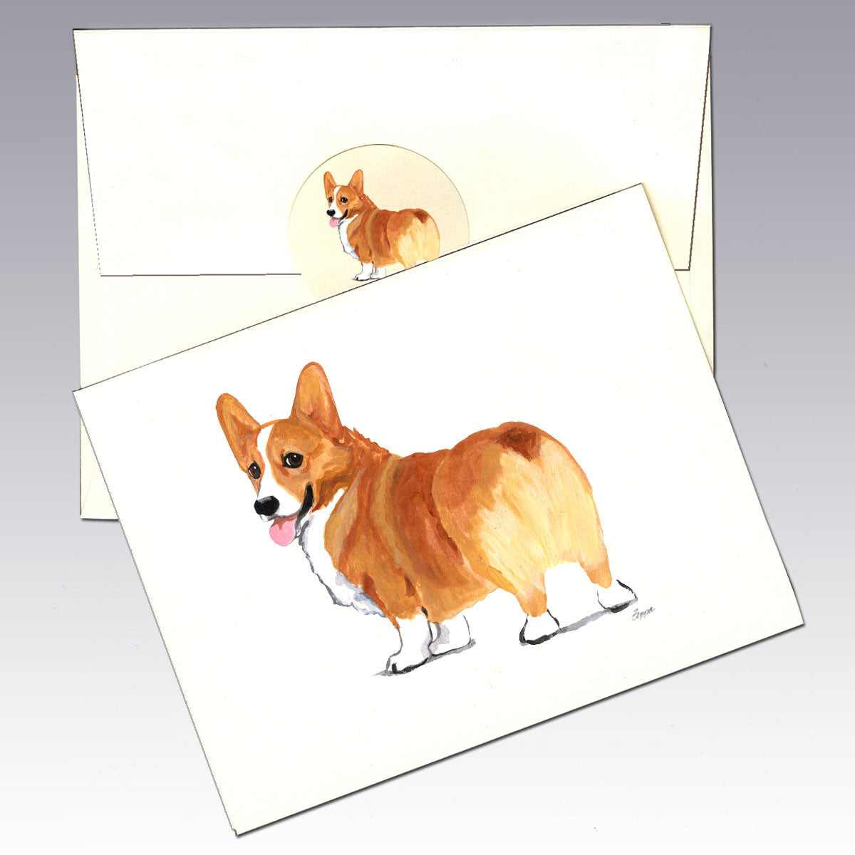 Welsh Corgi Note Cards