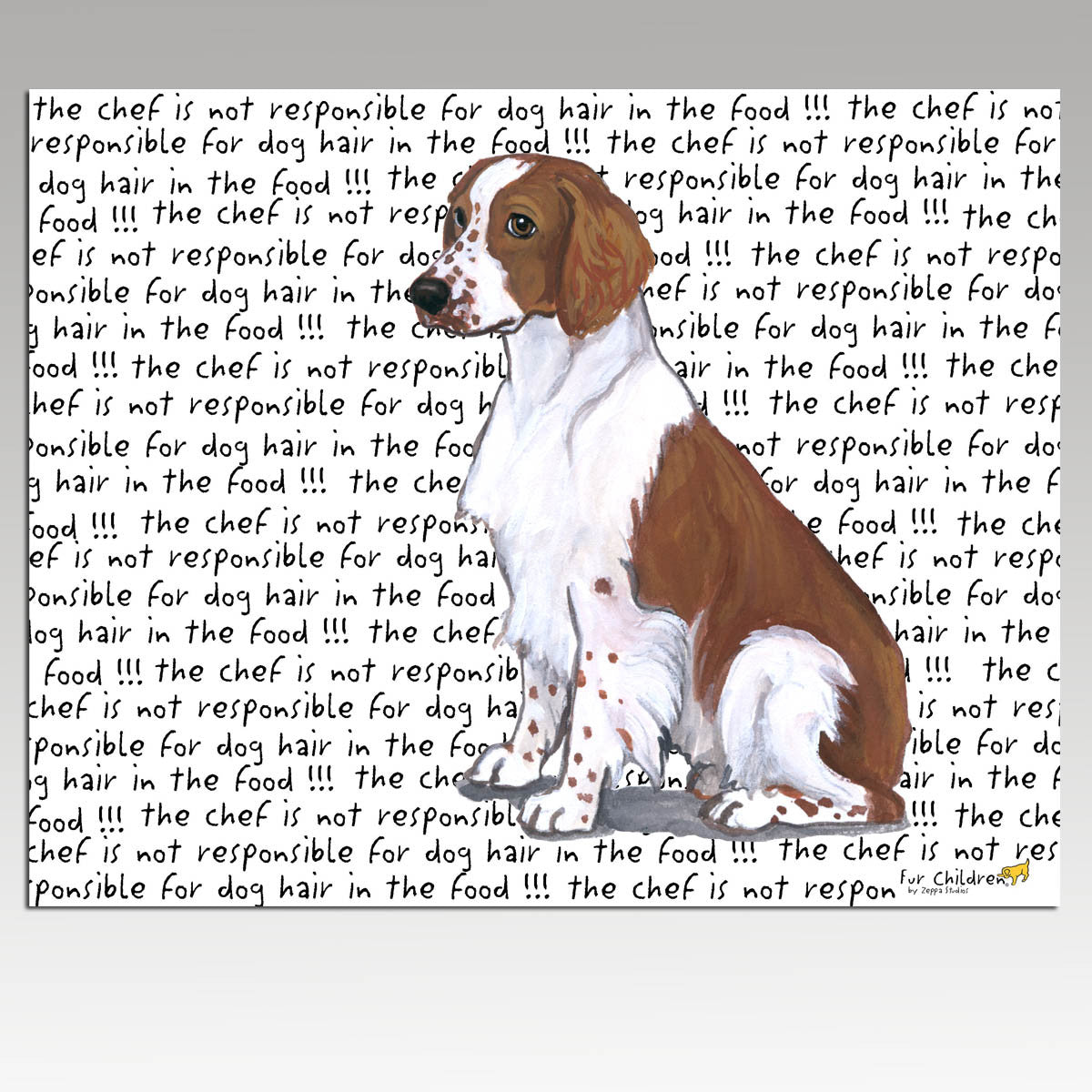 Welsh Springer Spaniel Message Cutting Board - Rectangle