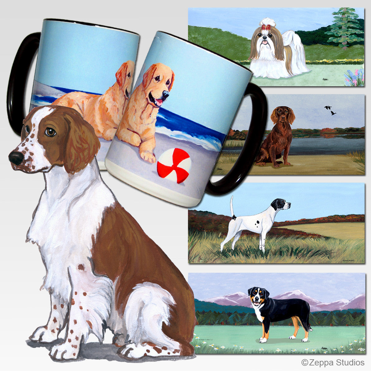 Welsh Springer Scenic Mug
