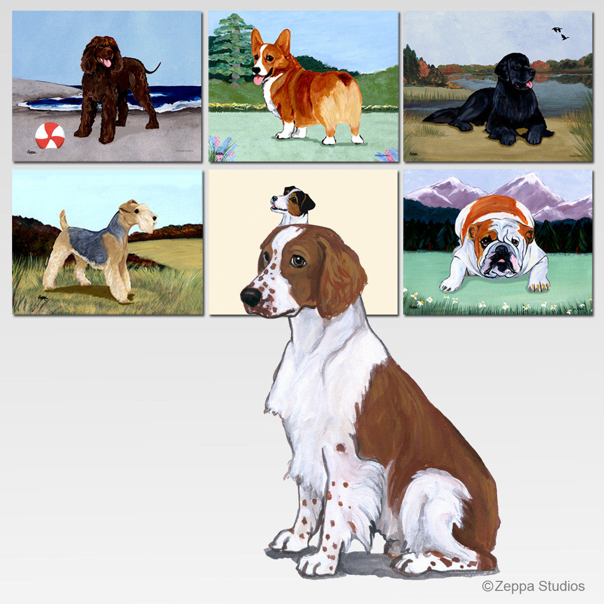 Welsh Springer Scenic Mouse Pad