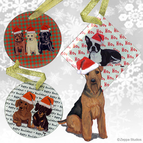Welsh Terrier Christmas Ornaments