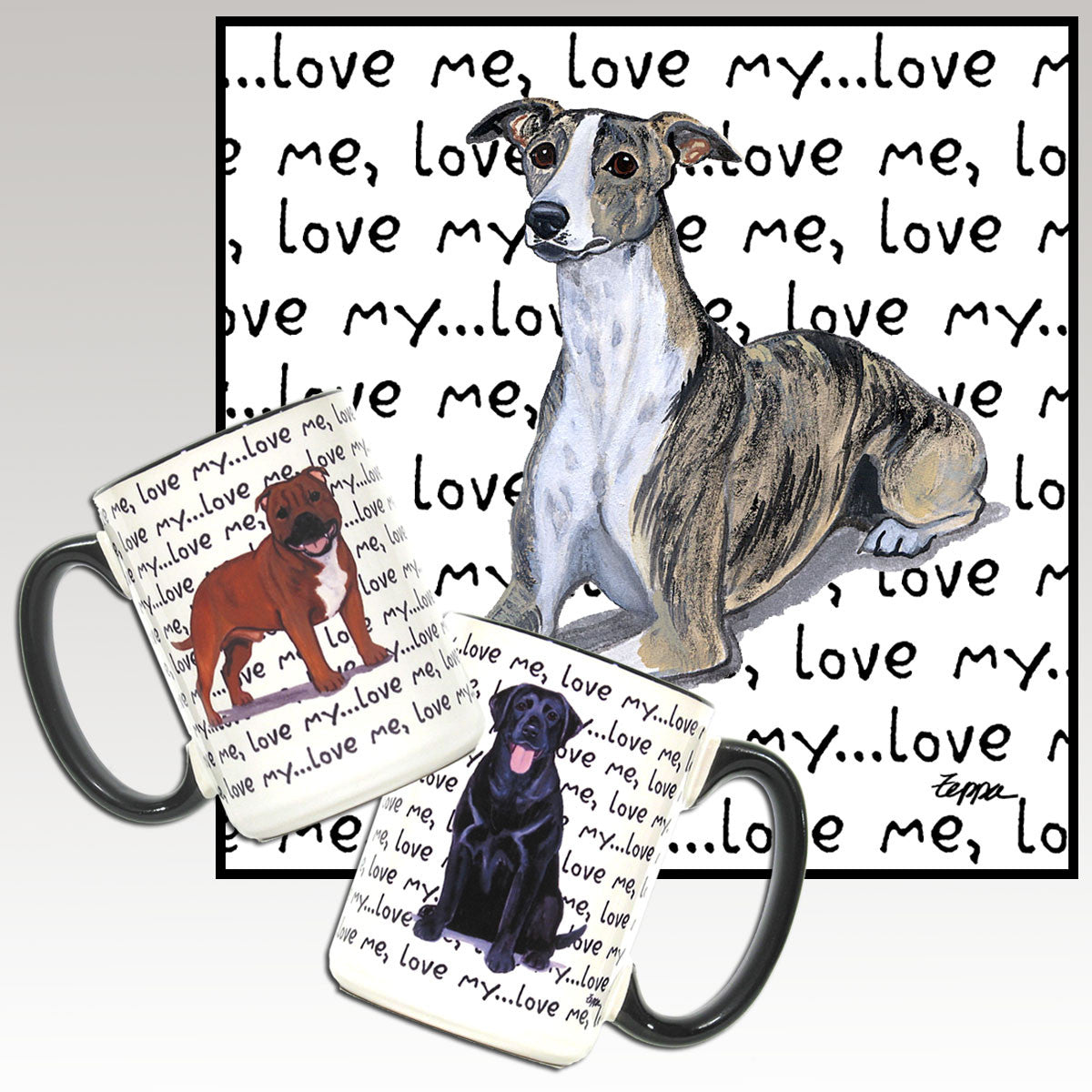 Whippet Love Me Mug