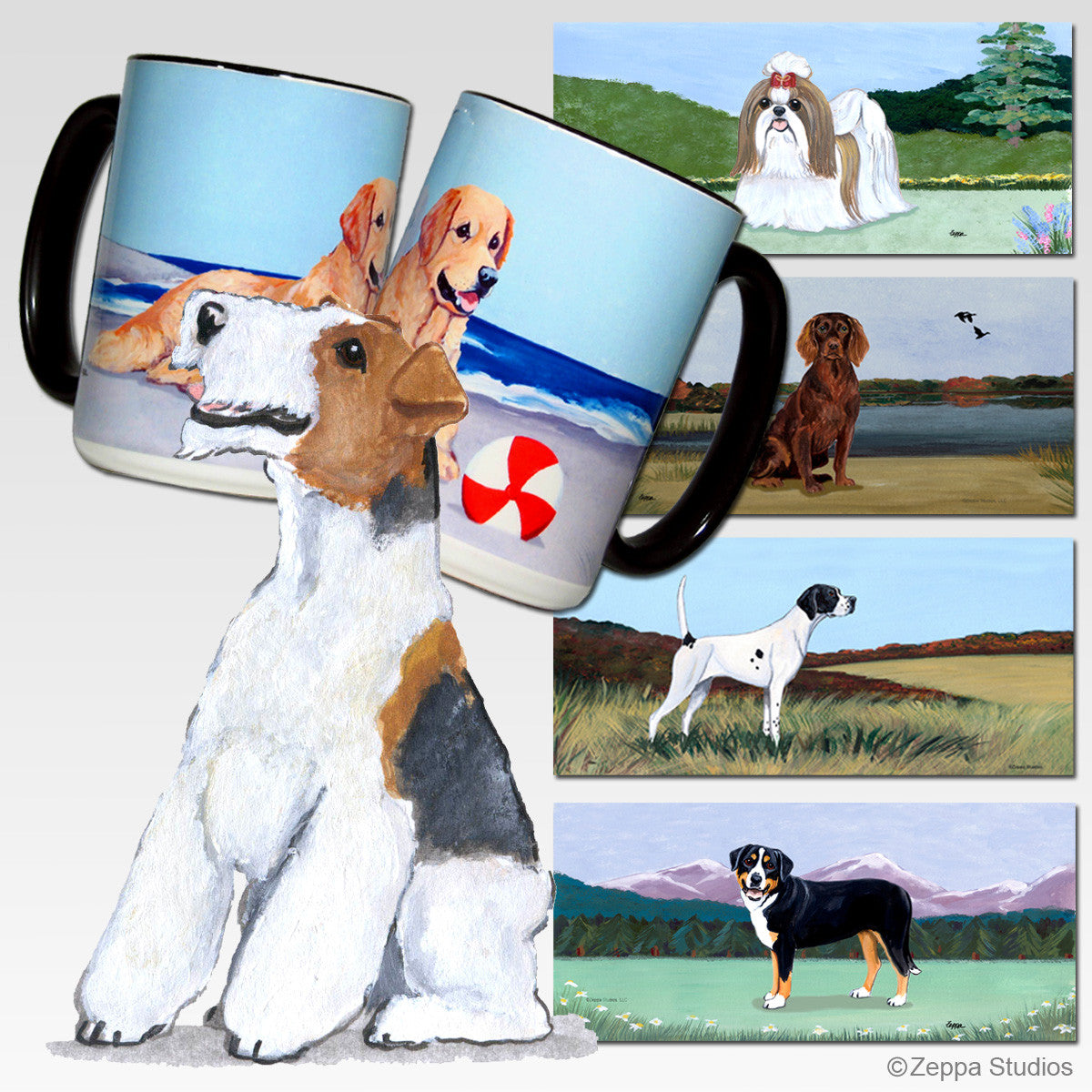 Wirehaired Fox Terrier Cutting Board