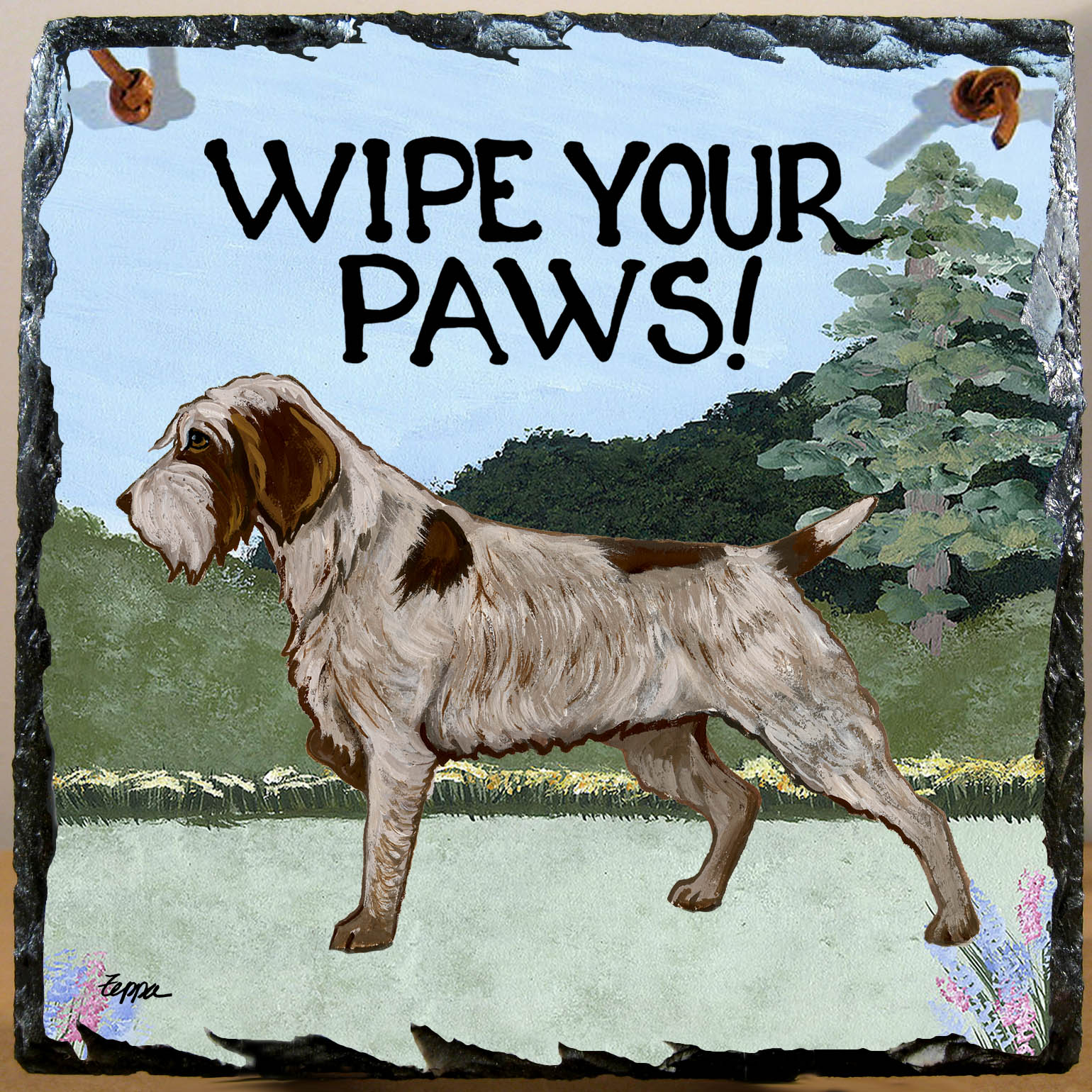 Wirehaired Pointing Griffon Slate Signs