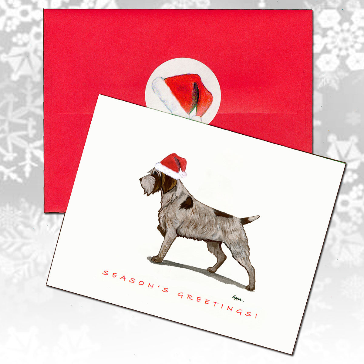 Wirehaired Pointing Griffon Christmas Cards