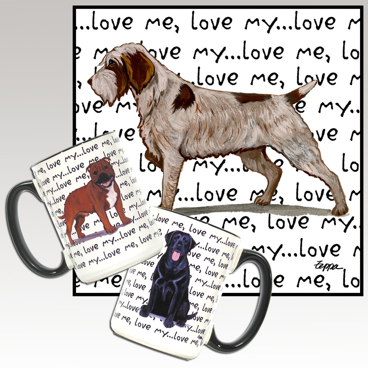 Wirehaired Pointing Griffon Love Me Mug