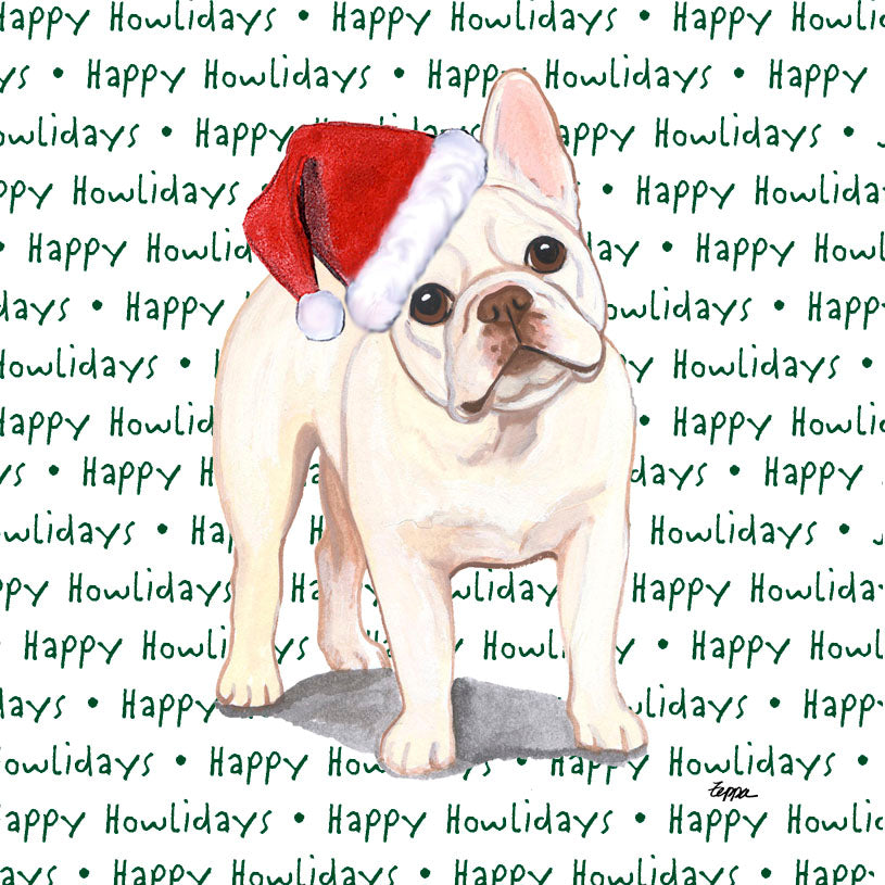 French Bulldog Christmas Coasters