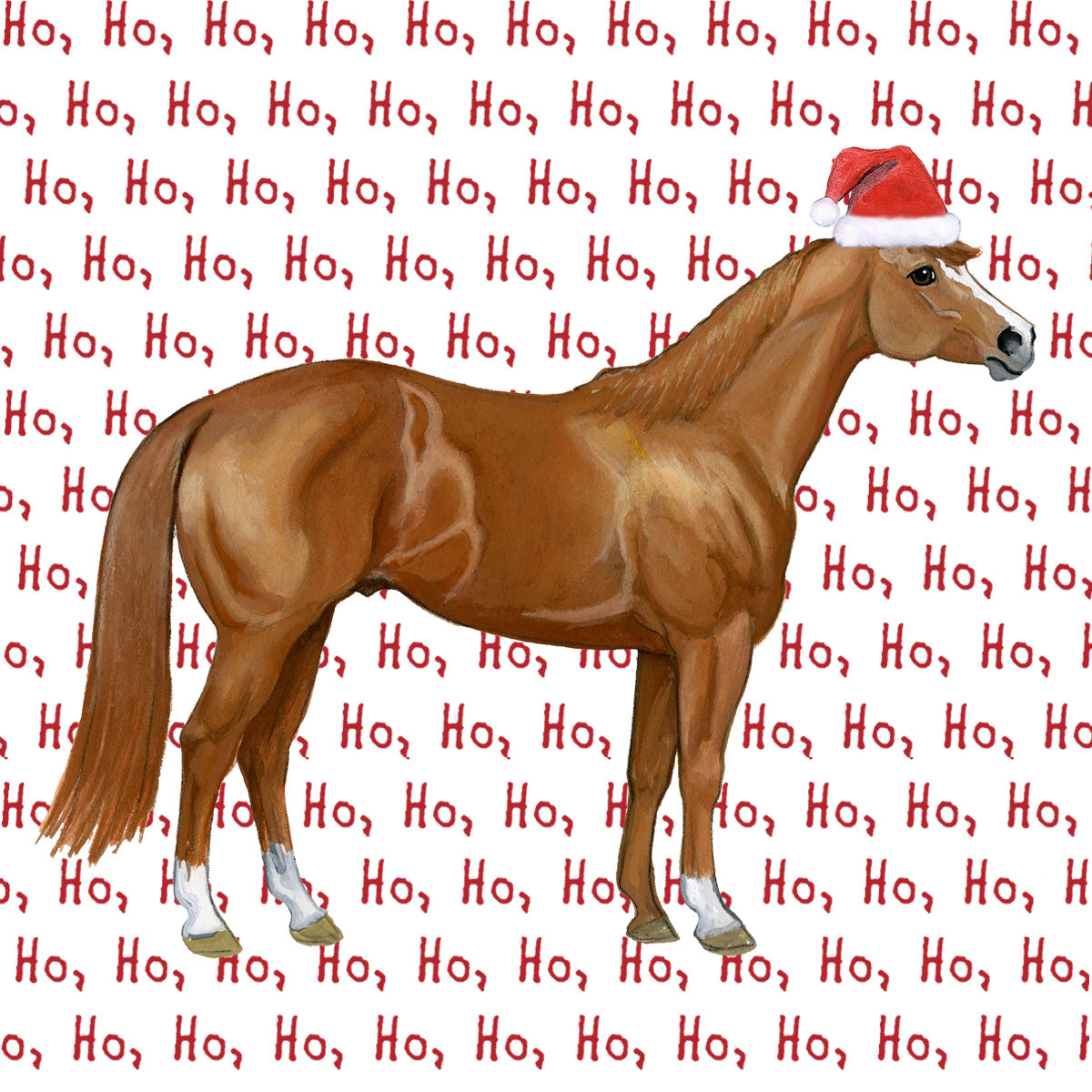 Quarter Horse Christmas Coasters