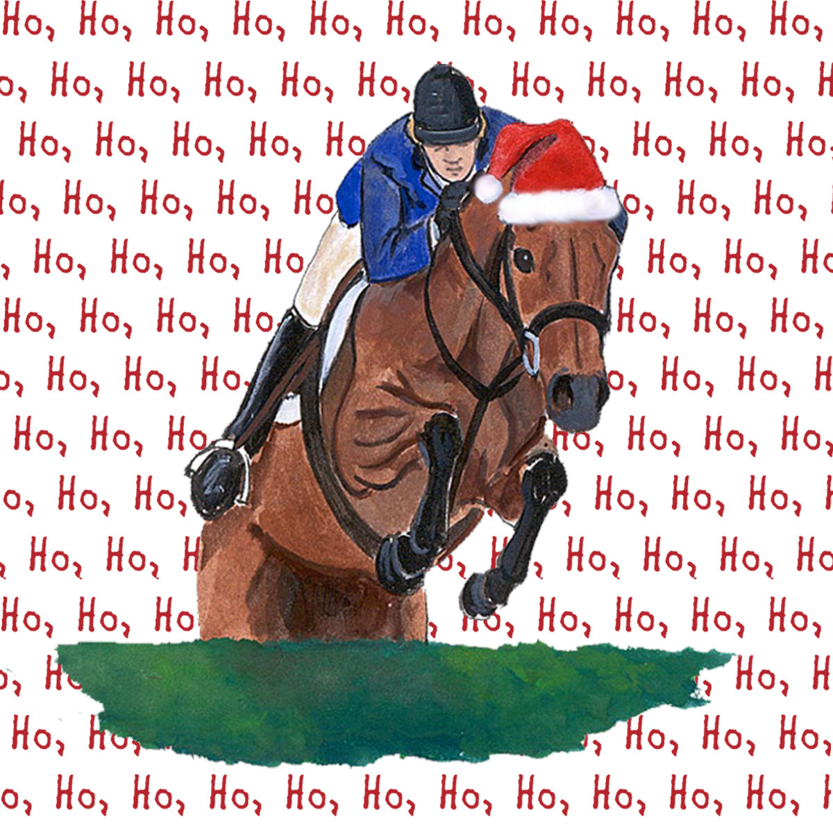 Hunter Jumper Christmas Coasters